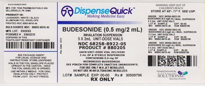 Ndc 68258-8922-05 (Ndc 68258 8922 05      Teva)